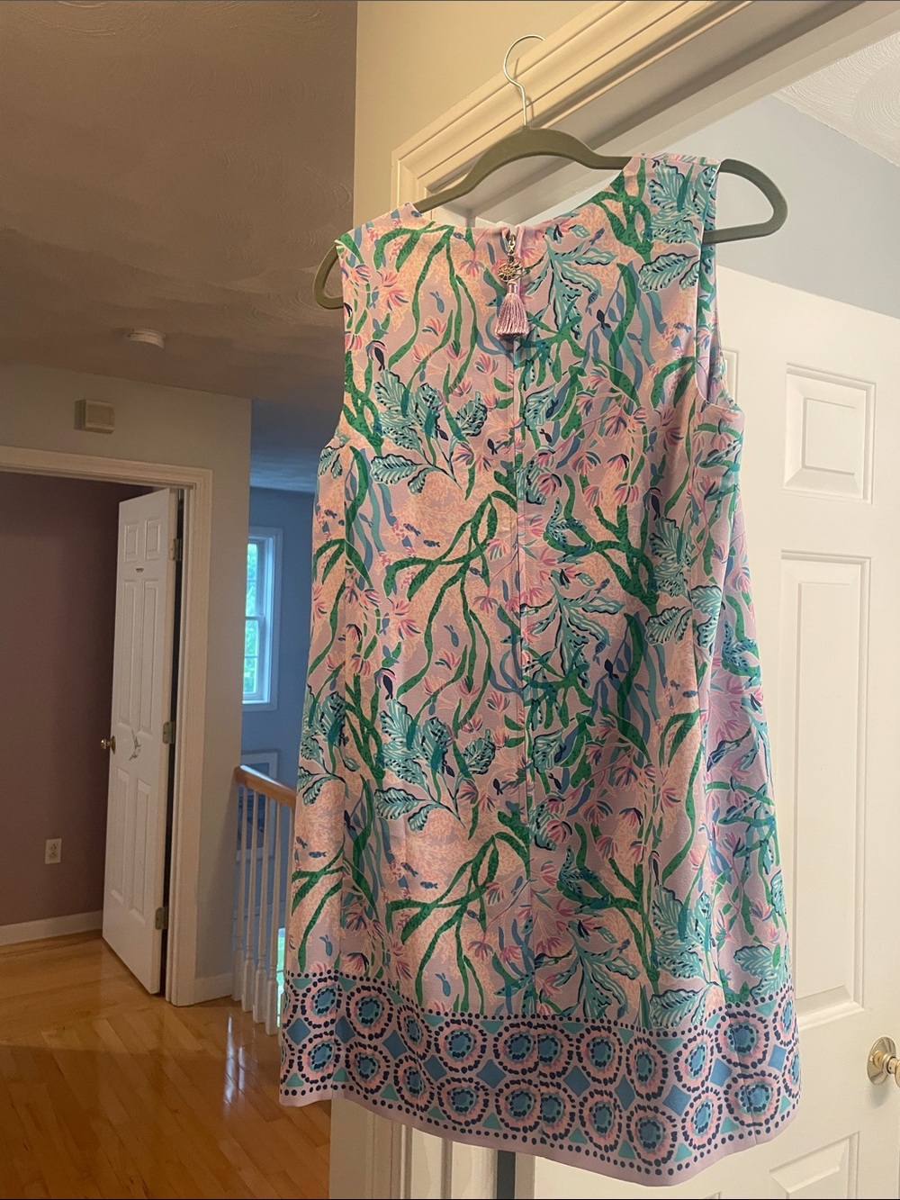 Lilly Pulitzer Edita Size 10  Shift Dress ‘Seacret Escape’ Print - Picture 2 of 7